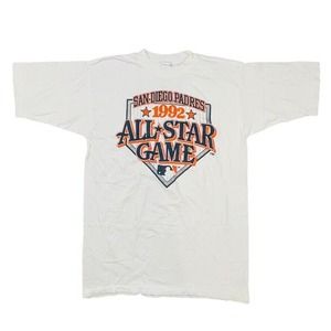 Vintage 1992 San Diego Padres MLB All Star Game single stitch t-shirt Large
